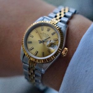 Vintage Rolex 18k Oyster Perpetual Date